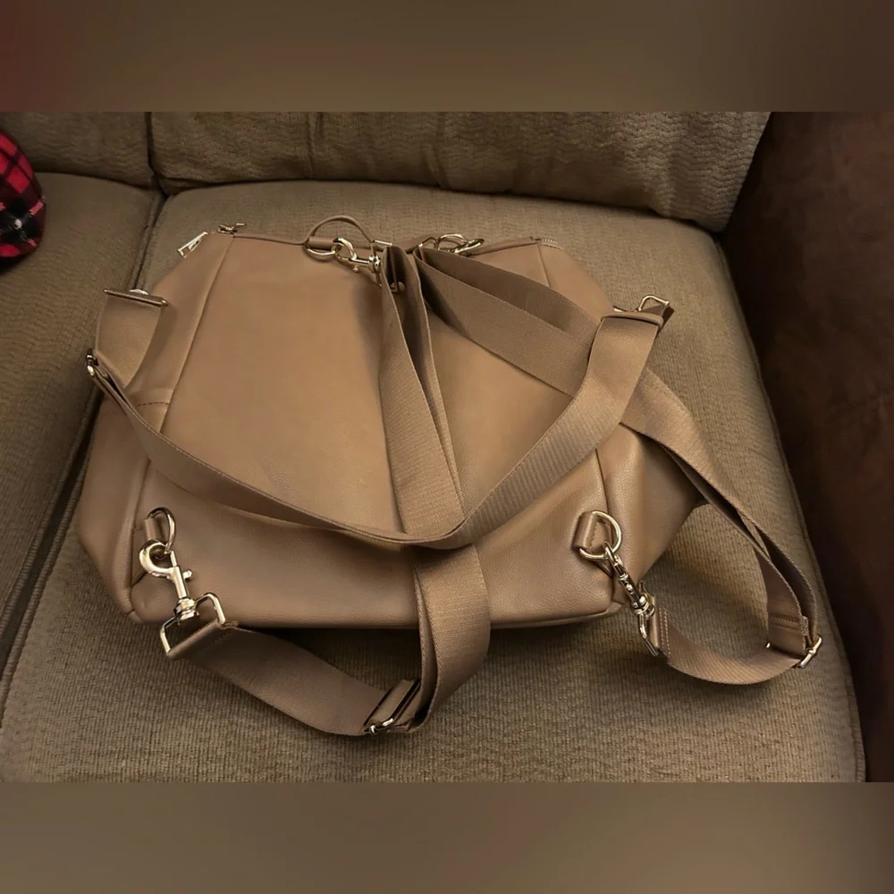 Presidio Convertible Diaper Bag Taupe